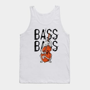 Cat With Bass Tank Top